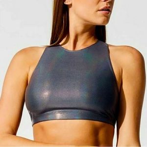 NWT Carbon 38 Galactic High Neck Longline bra